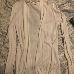 White Long Cardigan